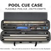 MangoRun ABS Material Hard Pool Cue Case 2x3 for 1/2