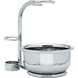 Holder for Shaving Set Glossy with Soap Dish "Erbe Premium Design New York" Series