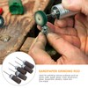 iplusmile 5pcs Sanding Drums Sandpaper Mandrels for Rotary Tool Includes