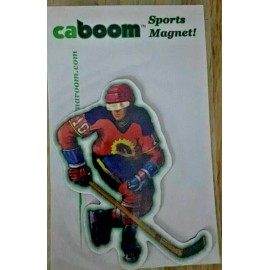 Caboom your Room Red Hockey Player Caboom Your Room Magnet