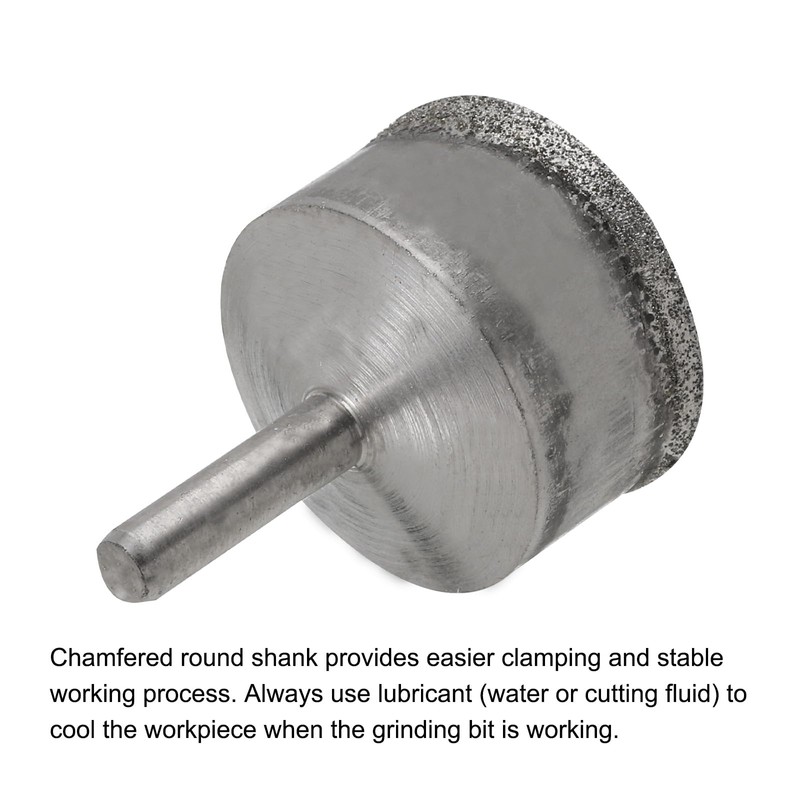 uxcell Diamond Grinding Mounted Point, 40mm 100 Coarse Grits Spherical