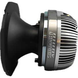 Sundown Audio SHFST 2" Throat Super Horn Driver - 80W RMS (160W Program) 4 Ohm Ferrite Compression Driver - Titanium Diaphragm, Die-Cast Aluminum Horn - 115dB Sensitivity - 1-20kHz