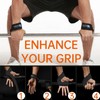 62cm/24.4in Weight Lifting Straps EVA Padded Bodybuilding Strength Training Wrist