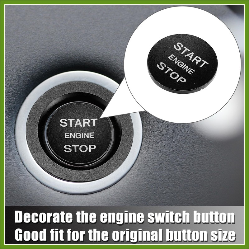 HOPESPANNER Engine Start Stop Button Cover Kit One Click Push