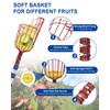 SKGPOLE 26FT Reach Fruit Picker, 5-20 Foot Sturdy Aluminum Telescoping