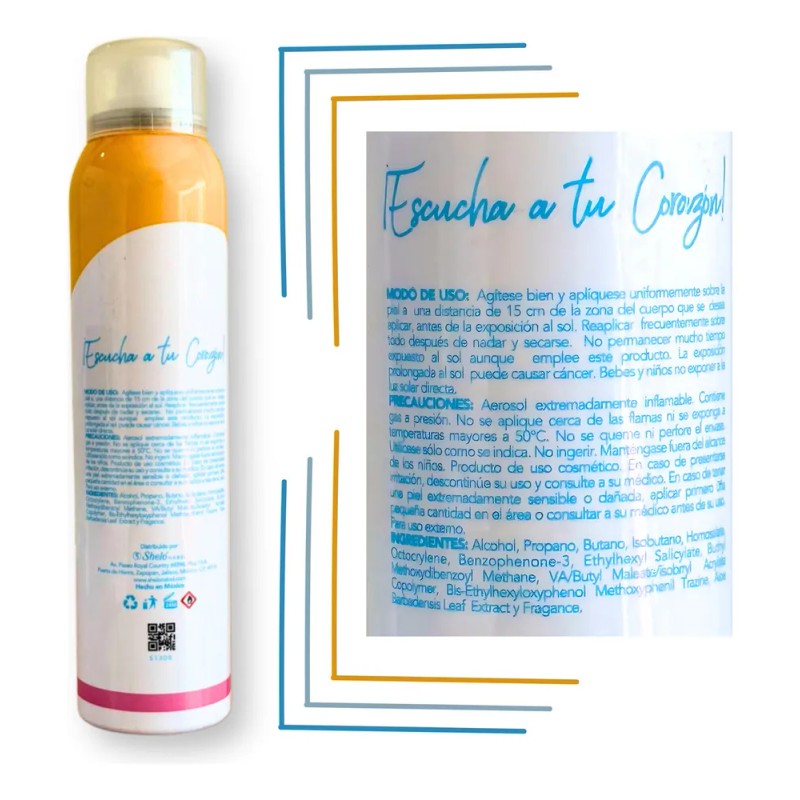 Pantalla Solar Corporal Spf 50 Shel Nabel