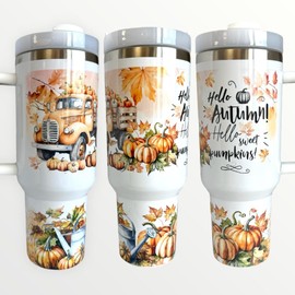 Blakes Hello Autumn 30oz/ 40oz Quencher Tumbler