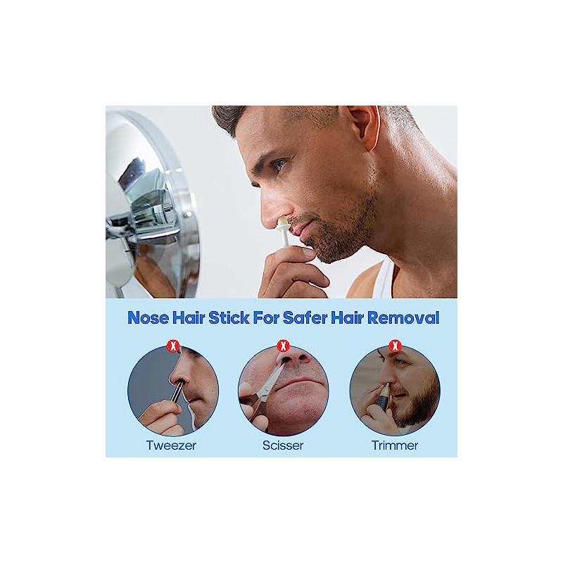 Nose Wax Sticks for Hair Removal 100 pieces ABS Double-headed