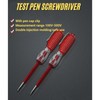 Voltage Tester 100-500 V, Cross/Slotted Pin, Electric Voltage Tester, Screwdriver