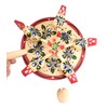 Russian Novelty Game Chicken Pecking Paddle Hand Painted Handcrafted