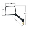 Earlyred Dual Sport Motorcycle Rear View Mirror Rearview Side Mirrors