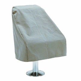 Overton's Gray Imperial Bucket-Style Pontoon Boat Captain Seat Cover