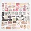 Valtiner 120Pcs Vintage Scrapbook Stickers, Junk Journal Supplies, Stamping Sticker