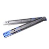 2PCS 14 Inch Push to Open Drawer Slides Stainless Steel