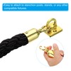 PATIKIL Stanchion Rope, 1.2m/3.9Ft Barrier Rope Twisted Post Ropes with