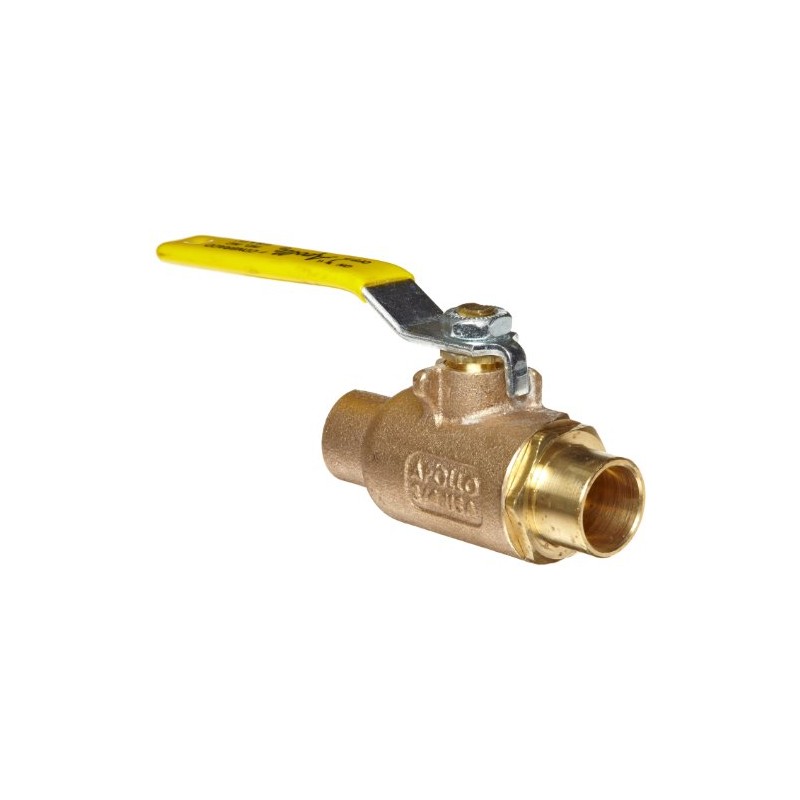 Apollo 70-200 Series Bronze Ball Valve, Two Piece, Inline, Lever,