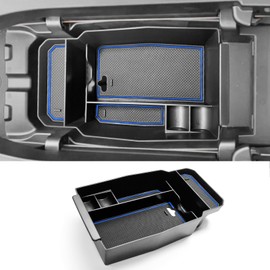 CDEFG 2025 2024 CX-50 Center Console Organizer Tray for 2023-2025 Mazda CX-50 Console Armrest Tray Storage Box Coin Container 2023 2024 Mazda CX-50 Accessories (Blue)