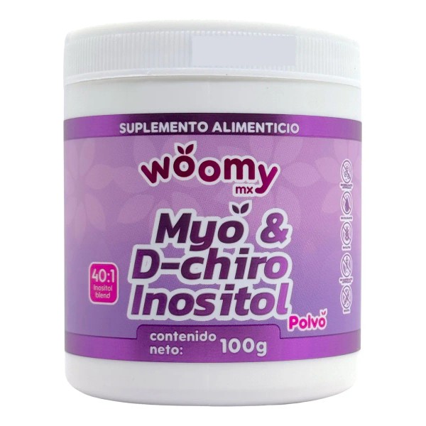 Myo & D-chiro Inositol 40:1 En Polvo 100 G Woomy