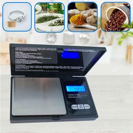 Upgraded Large Range Small Kitchen Scale, Mini Food Electronic Scale, High Accuracy Cooking Scale, Pocket Scale with LCD Display, 1kg/0.1g