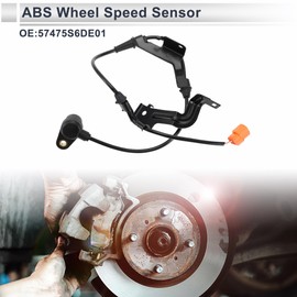 RATCHROLL Rear Left ABS Wheel Speed Senor for Honda Civic 2004-2005 Hatchback Only ABS Sensor Anti-lock Braking System Sensor No.57475S6DE01 1 Pcs