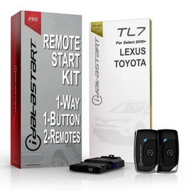 iDataStart Remote Starter KIT for Select Lexus/Toyota Vehicles with Push-to-Start Ignition 2010+ w/3000ft Range (1-Way, 1-Button, 2-Remotes)