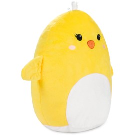 SQUISHBRUBIES Kiki the Chick - 13.8 inches (35 cm) Cuddly Toy - Super Soft Plush Toy - Plush Toy for Cuddling, Giving and Collecting - Yellow