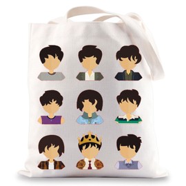 BWWKTOP Chalamet Fans Tote Bag Chalamet Inspired Gifts Chalamet Shoulder Bag Chalamet Merchandise, Crown Boy, Large