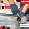 KOTARBAU® Wooden Hammer Diameter 65 mm for Carpenters Sheet Metal