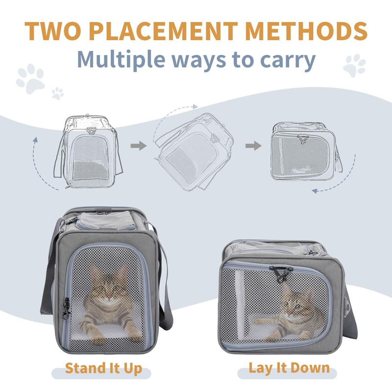 Petsfit Pet Carrier Airline/TSA Approved Small Dogs, Kitten, Carriers for