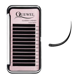 Individual Eyelashes for Eyelash Extension 03/05/07/10/15/20 Thickness C/D Curl Single 8-18 mm Mix 8-15 mm Classic 1:1 Eyelashes for Eyelash Extensions (0.05C 8 mm)