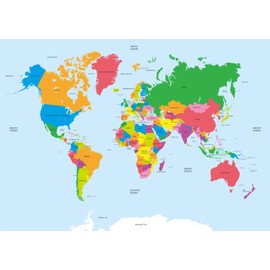 CORFOTO World Map Backdrop Fabric 7x5ft Adventure Begins Travel Boys Baby Shower Party Decorations Map Backdrops Around World Map Party Decorations Baby Shower Photobooth Props Travel World Banner
