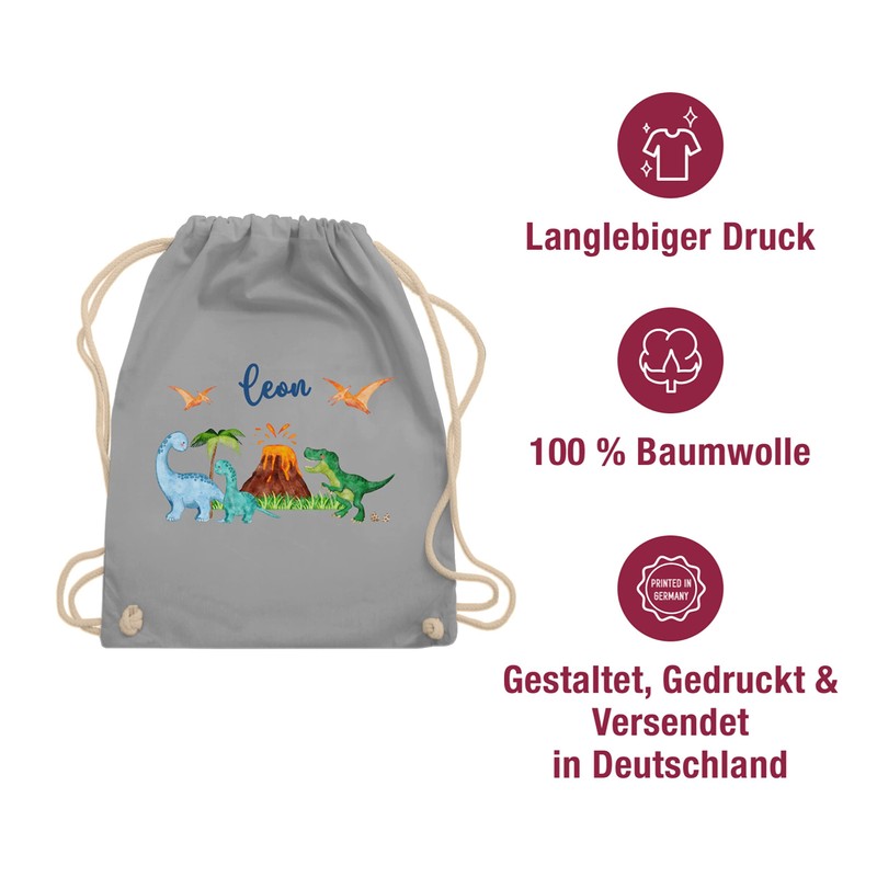 Geschenk mit Namen personalisiert by Shirtracer - Gym Bag Backpack