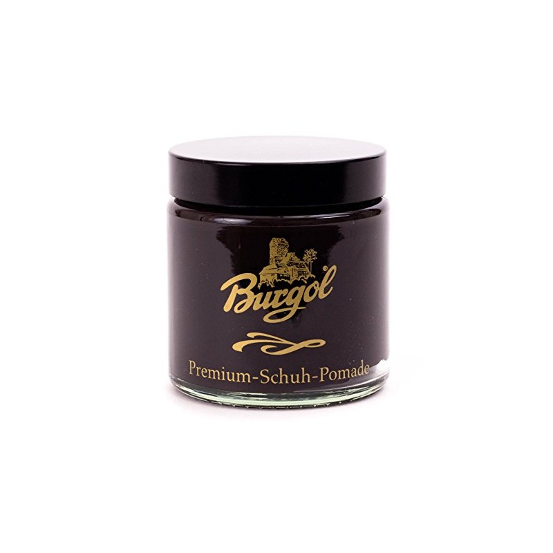 Burgol Shoe Pomade, Dark Brown, dark brown