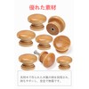 YFFSFDC Wooden Handle Knob Set of 10 [Maximum Diameter 1.3