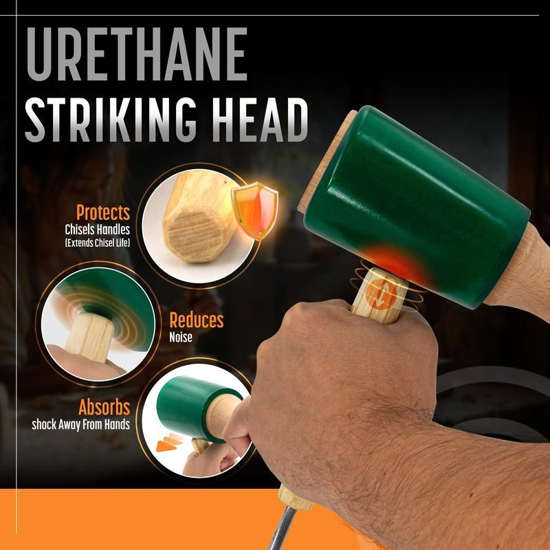 SCHAAF WOOD CARVING TOOLS Precision Wood Carving Mallet - 15