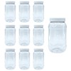 Envase Bote Tarro Contenedor pet plástico 500ml con tapa plana