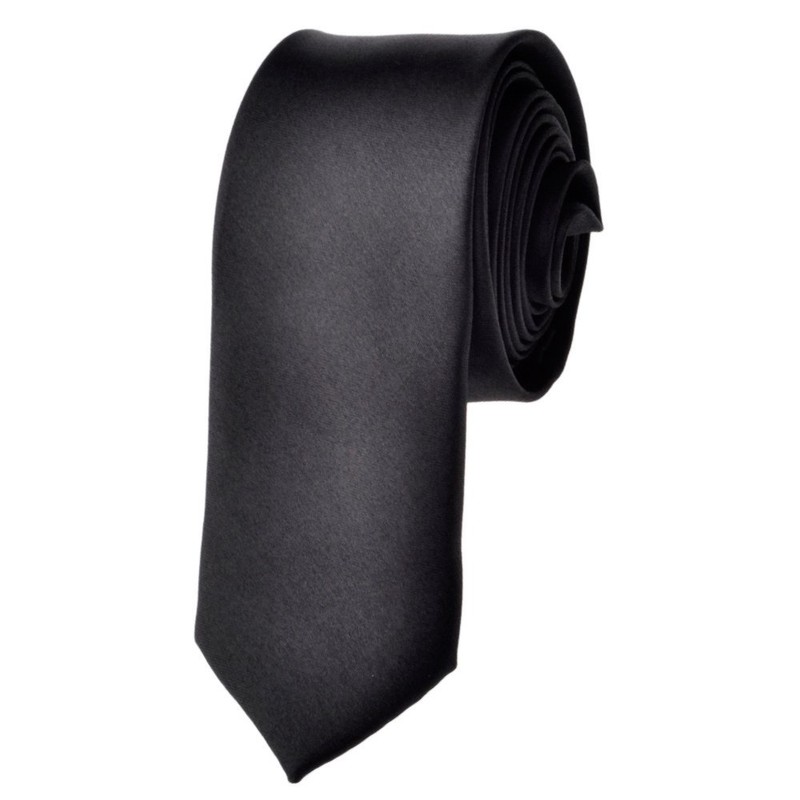 Top Tie: Necktie, 2.0 inches (5 cm) Wide, Slim, Solid,