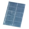 Herlitz 5894209 Business Card Case A4 with 10 Compartments, Clear,
