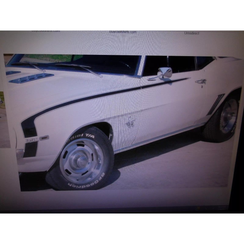 Unbranded Stripes fit 69 Camaro ss rs hockey stick stripe
