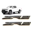 2Pcs Rear Tailgate ZR2 Emblems Truck Badge Sticker Compatible with