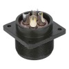 Aviation Socket 4 Pin 2.2KW‑5.5KW Alloy Equipment Plug Motors Industrial