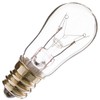 Satco 04569-6S6/E12/12V/CLEAR S4569 Candelabra Screw Base Scoreboard Sign Light Bulb