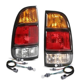 G-PLUS Rear Tail Lights Assembly w/Wiring Harness,Compatible with Toyota Tundra Regular Cab & Access Cab 2000-2006,NOT Fit 4-Door Double Cab Models Faros Traseros Left & Right Luces Traseras
