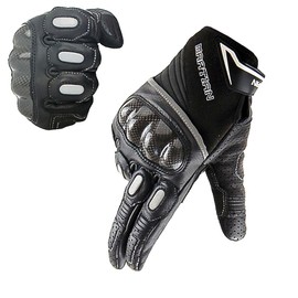 Martian Motocross Motorcycle Goat MT1 Leather Gloves BMX MX Bike Bicycle Cycling Hard Reinforced Knuckle Touch Screen