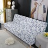 MIFXIN Stretch Armless Sofa Cover Futon Slipcover Elastic Spandex Folding