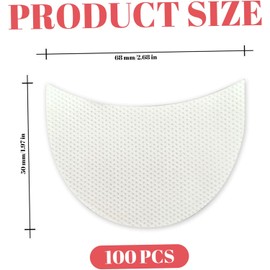 Cinta de sombra de ojos, 100 unidades protector sombra ojos para evitar residuos maquillaje, plantilla autoadhesiva, cinta maquillaje para extensiones pestañas, permanente, tinte