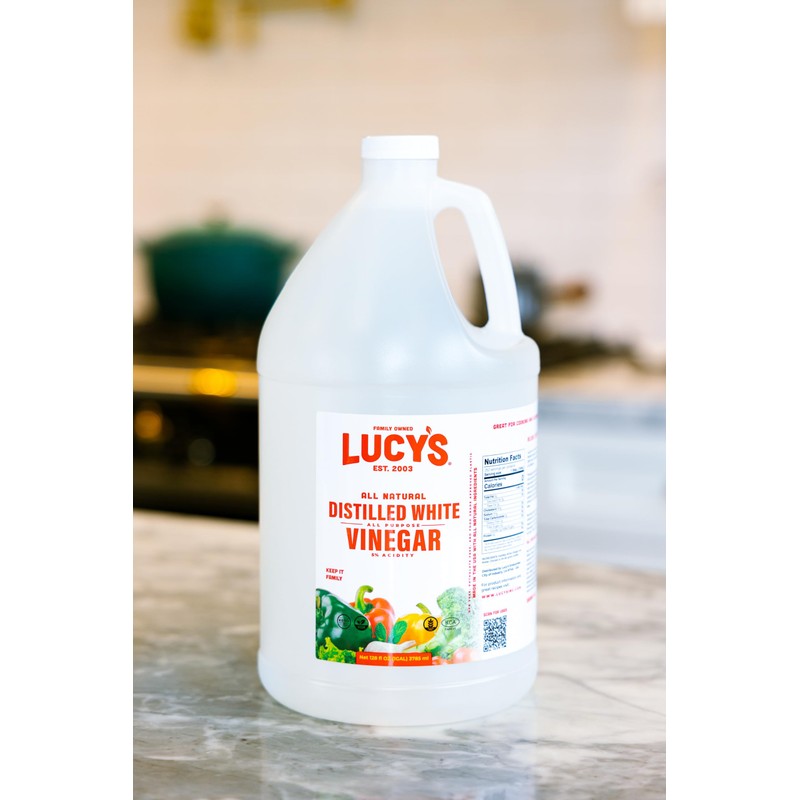 Lucy's Family Owned - Natural Distilled White Vinegar, 1 Gallon