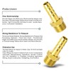 TAILONZ PNEUMATIC Brass Hose Barb Fitting -8mm Barb to 1/4