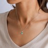AGRULE Cute Teardrop Necklace Sterling Silver Waterdrop Pendant Created August