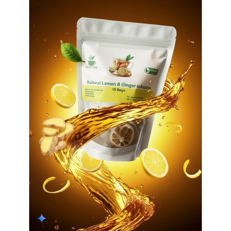 Green Cup Natural Lemon and Ginger Infusion